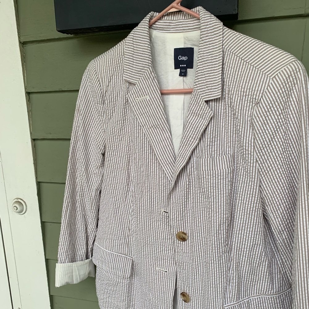 Seersucker Gap Blazer